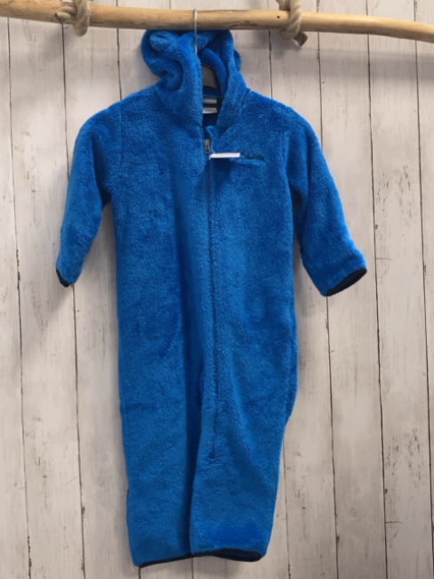 Columbia Plüschoverall Gr. 86  blau Kapuze