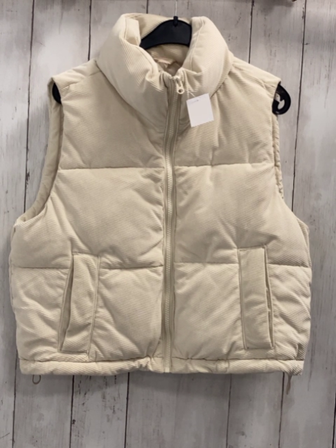 Hollister  Weste  Gr. 152  beige Streifen 