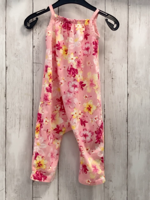H&M  Jumpsuit  Gr. 80  rosa Blumen 