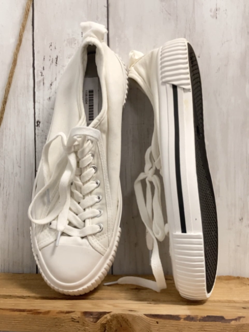 H&M  Leinenschuhe  Gr. 39  weiß 