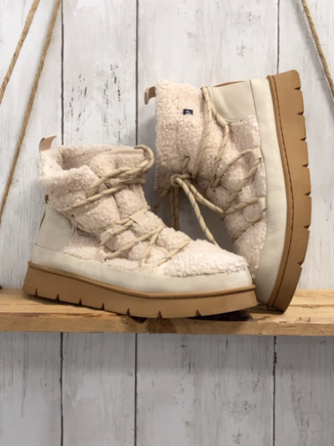 GAP  Boots  Gr. 39  beige Teddy dicke hellbraune Sohle 
