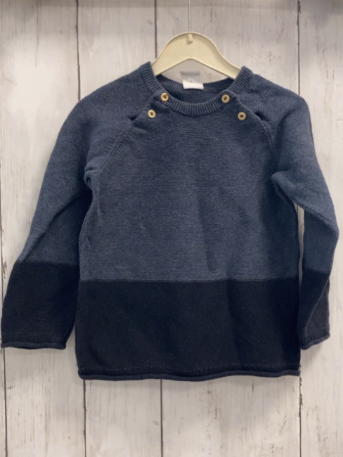 H&M  Pullover  Gr. 92  blau dunkelblau Strick 