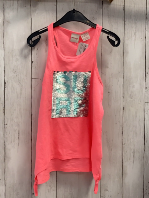 manguun Top Gr. 140  neonpink Pailettenbild