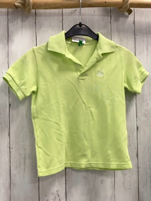 Benetton Poloshirt  Gr. 110  helllgrün 