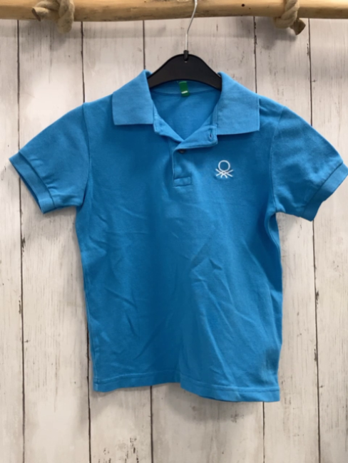 Benetton Poloshirt  Gr. 110  hellblau 