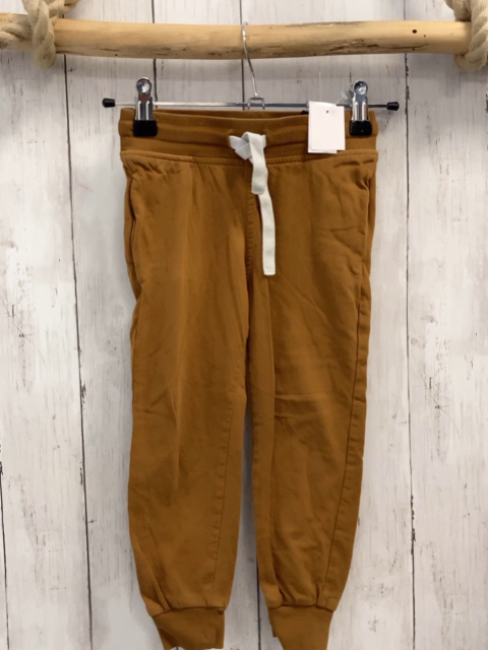 H&M Jogginghose Gr. 104  braun weiße Kordel