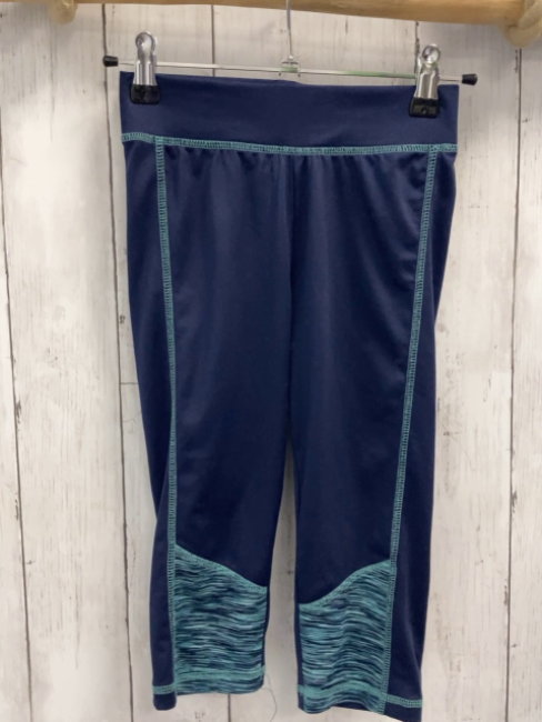  Sportcaprileggings Gr. 134  blau türkis Nähte