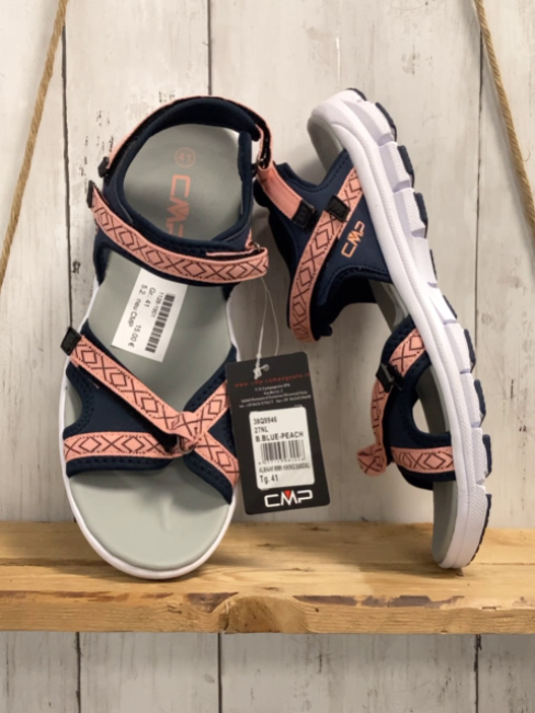 neu CMP Sandalen  Gr. 41  blau lachs hellgraue Sohle 