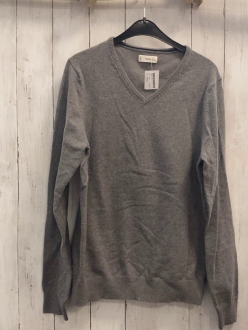Mango  Pullover  Gr. 164  grau Strick 