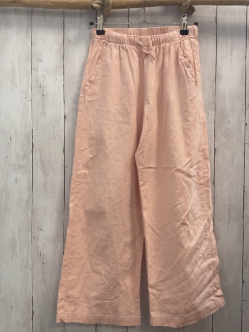 H&M  Hose  Gr. 140  heller apricotton  Kordel 
