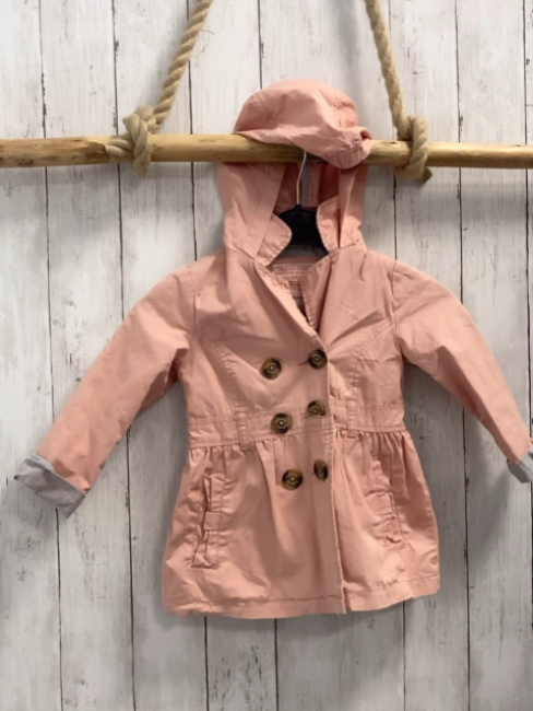   Jacke  Gr. 98  rosa Kapuze 