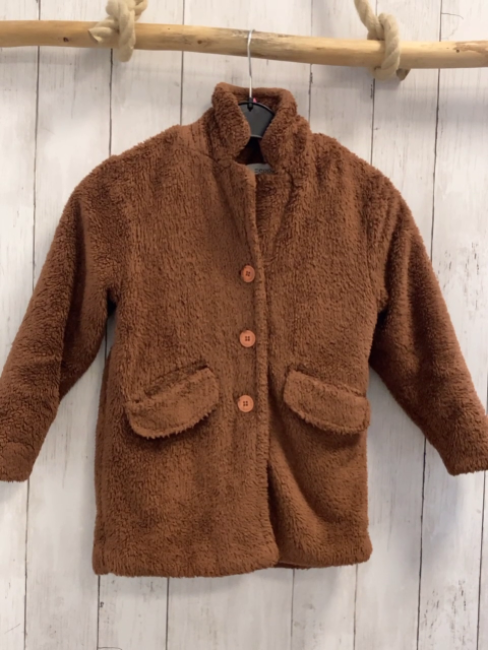 Esprit  Plüschjacke  Gr. 116  braun 