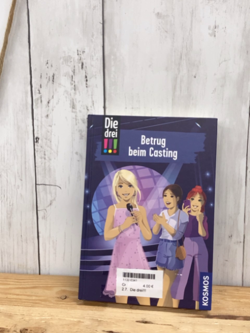 Die drei!!!  Buch Betrug beim Casting 