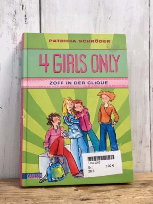   Buch 4 Girls Only Zoff in der Clique 