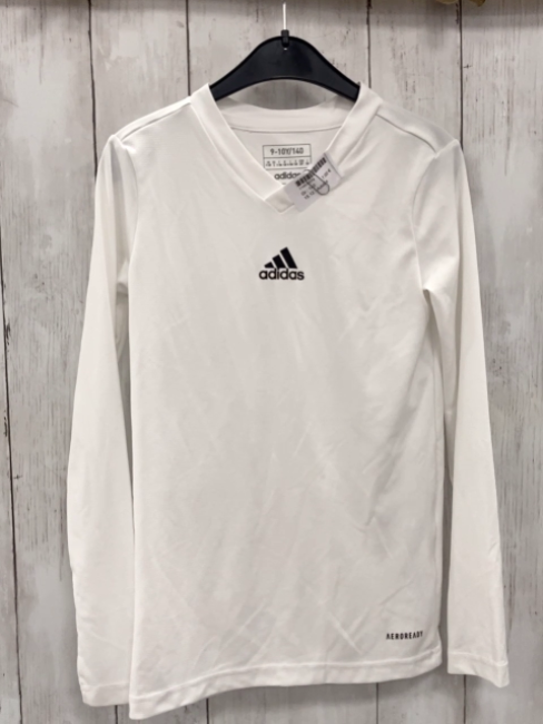 Adidas  Sportshirt  Gr. 140  weiß lang 