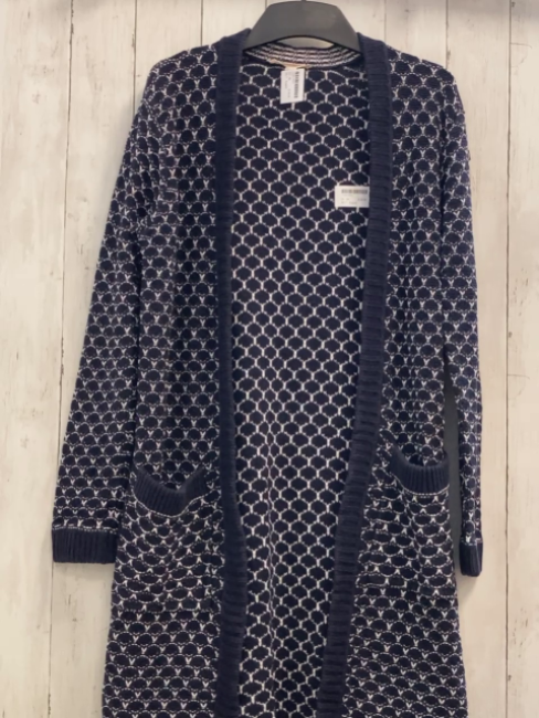Esprit  Strickjacke  Gr. M blau weiße Kringel 