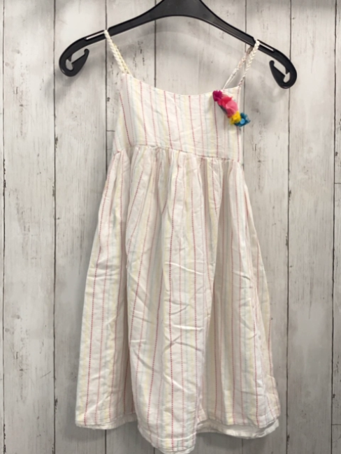 Sergent Major  Kleid  Gr. 146  weiß bunte Streifen 