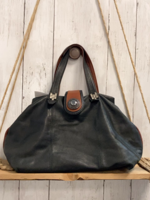 neu  Tasche  schwarz grauner Bund + Riemen nur kurze Riemen vorhanden Breite ca. 38cm Höhe ca. 25cm