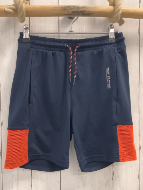   Sportshorts  Gr. 146  blau + orange Netz 
