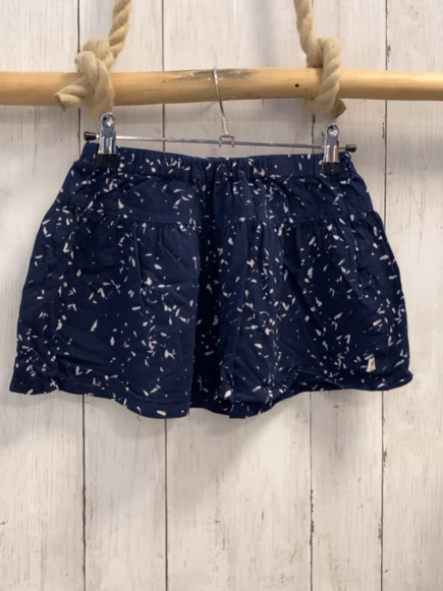   Shortsrock  Gr. 134/140  blau weißer Druck