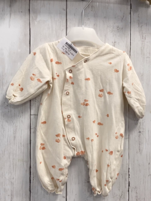 Play up  Schlafanzug  Gr. 62  creme rost Blätter 