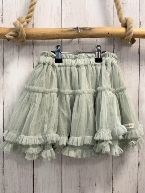 newbie  Rock Gr. 98  mint Tüllrüschen 