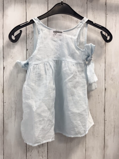   Kleid  Gr. 92  hellblau seitlich geschnürt 