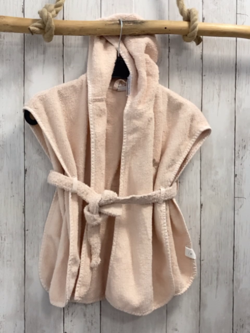 Reserved  Bademantel  Gr. 104  rosa Kapuze 