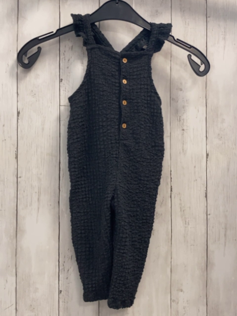 zara Latzhose Gr. 80  dunkelgrau Struktur