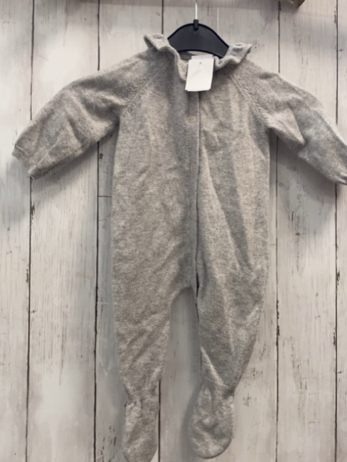 Mango Overall Gr. 68  grau Strick 