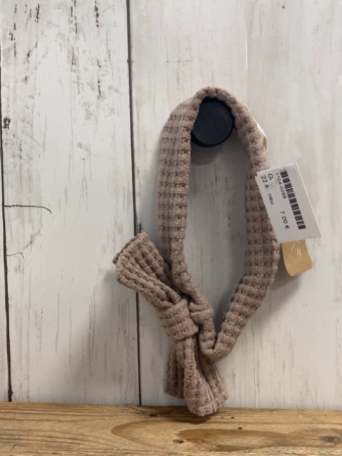 neu Stirnband altrosa Struktur Schleife NP 18 €