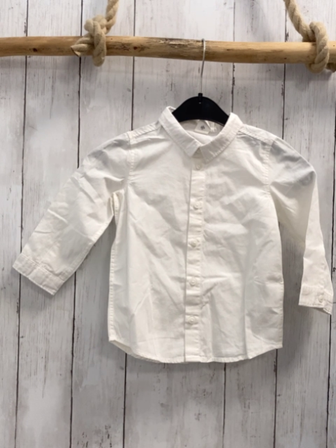 H&M Hemd Gr. 86  weiß