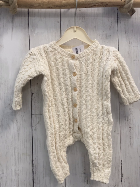 H&M Strickoverall Gr. 50  creme 