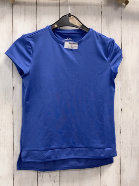 Actrive Touch  Sportshirt  Gr. 152  lila Saum mit Lochmuster 