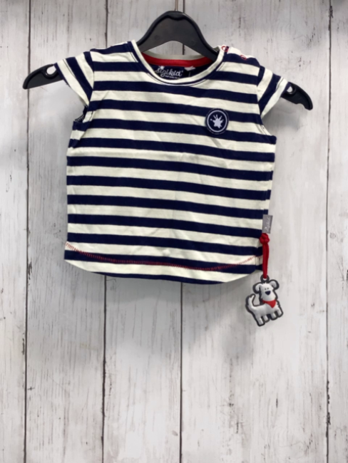 Sigikid  T-Shirt  Gr. 62  blau weiße Streifen 