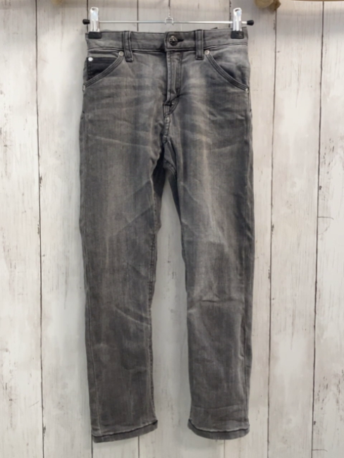 H&M  Hose  Gr. 122  grau Jeans Bund verstellbar 