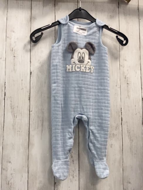 Disney  Strampler  Gr. 68  hellblau Nicky Micky Mouse 