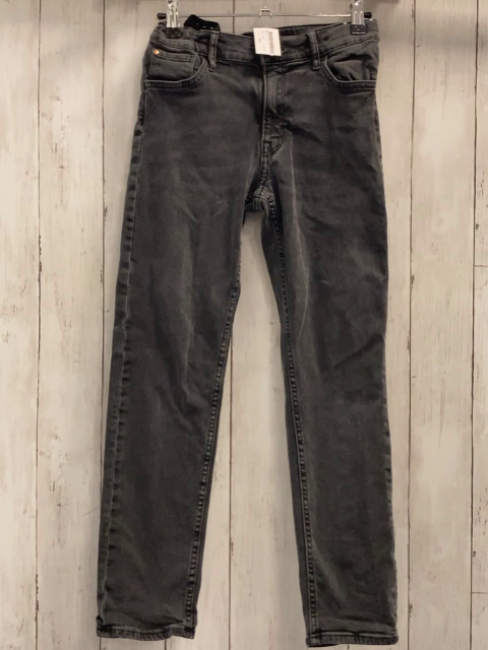H&M  Hose  Gr. 152  grau Jeans Bund verstellbar 