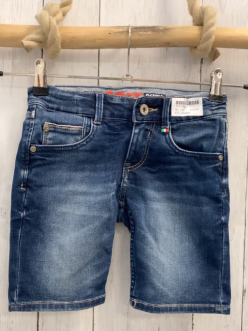 Vingino  Shorts  Gr. 122  blau Jeans Bund verstellbar 