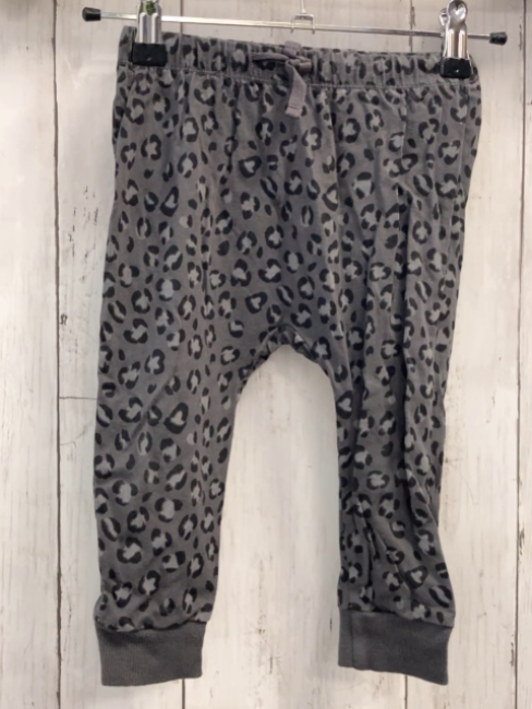 H&M Leggings Gr. 86  grau Leoprint