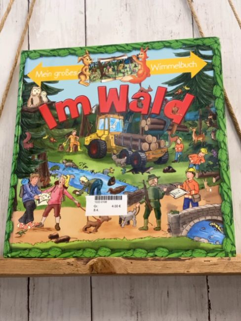   Pappbuch Mein großes Wimmelbuch Im Wald 