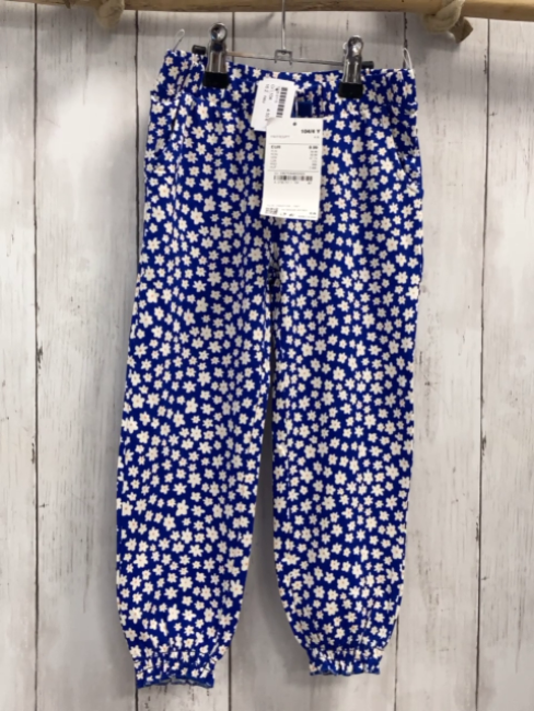 neu  Hose  Gr. 104  blau weiße Blumen NP 8,99 € 