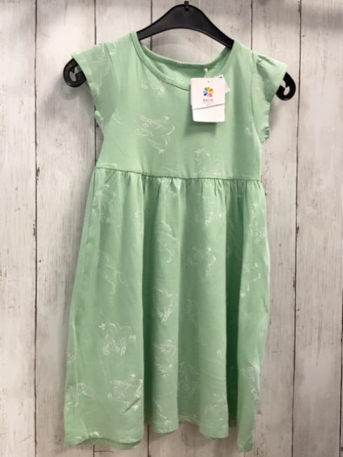 neu  Kleid  Gr. 110  mint weiße Pferde 