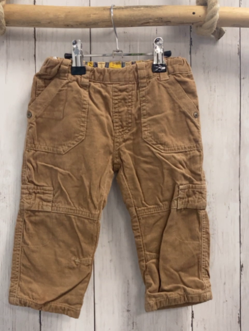 Steiff  Hose  Gr. 80  hellbraun Kord gefüttert Bund verstellbar 