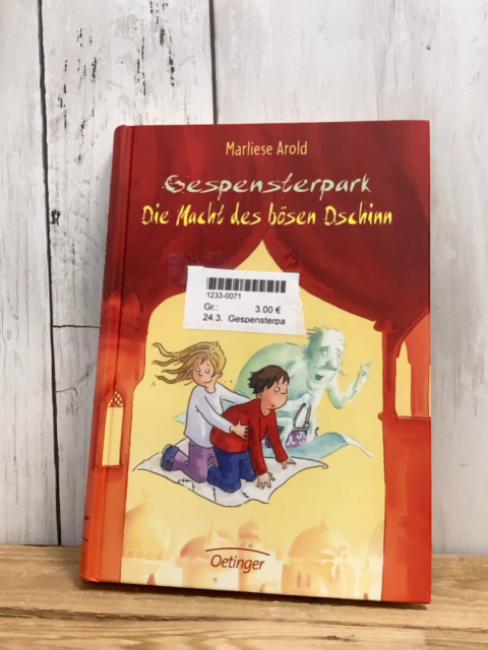 Gespensterpark  Buch Die Nacht des bösen Dschinn 