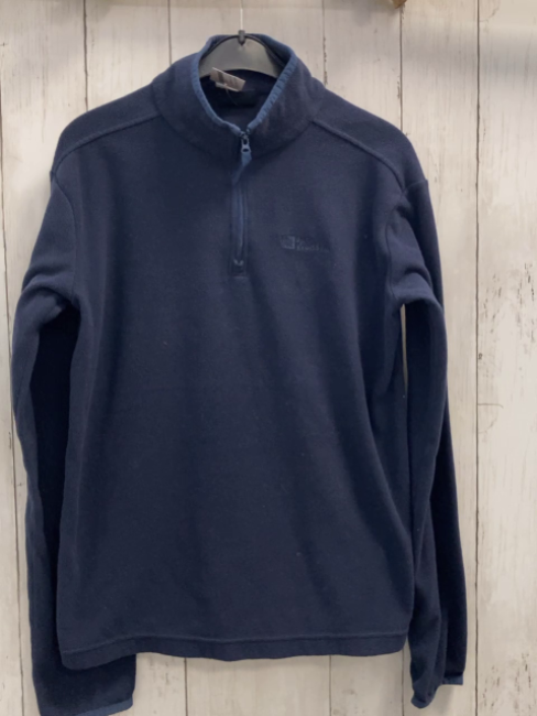 Jack Wolfskin  Pullover  Gr. 158/164  blau Fleece Reißverschluss 
