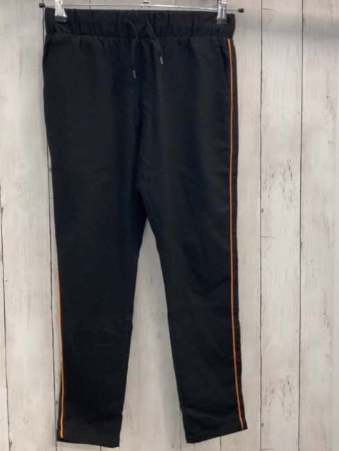   Jeggings  Gr. 152  schwarz orange Seitenstreifen