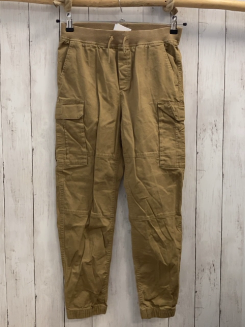 H&M  Hose  Gr. 158  sand aufgesetzte Taschen Strickbund 