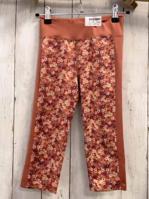 Vertbaudet  Sportleggings Gr. 116  rost + Blumen 