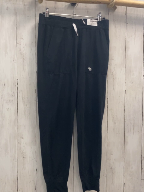 Abercrombie  Jogginghose  Gr. 146/152  schwarz weiße Kordel + weißer Elch